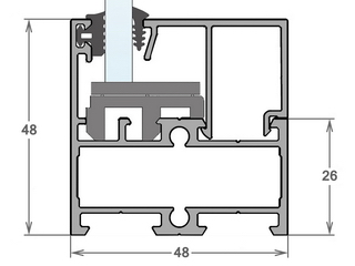 профиль arh-kant-h16-2000 anod. Alutech alt с48. алютех створка aypc. профиль 47х26. алюминиевый профиль alutech c48.